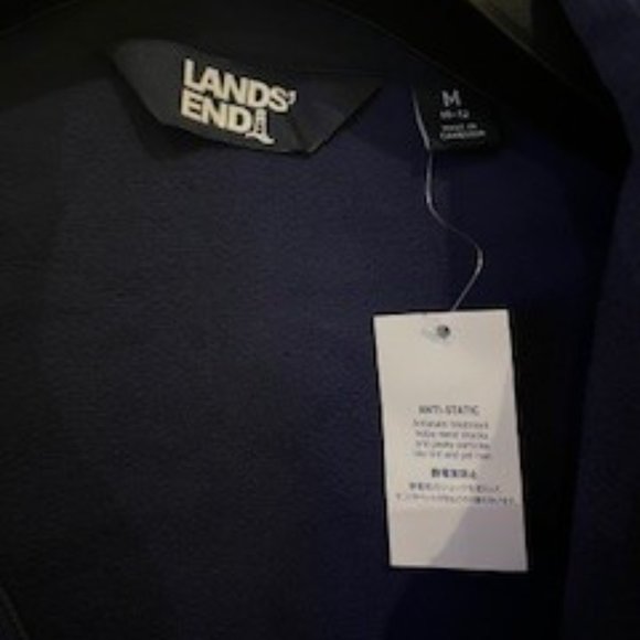 Lands' End Women's Fleece Full Zip Jacket - M (10-12) - Picture 3 of 5